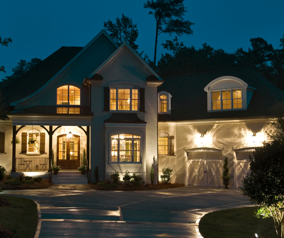 house it up with professional outdoor lighting